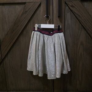 Mini Boden Metallic Skirt